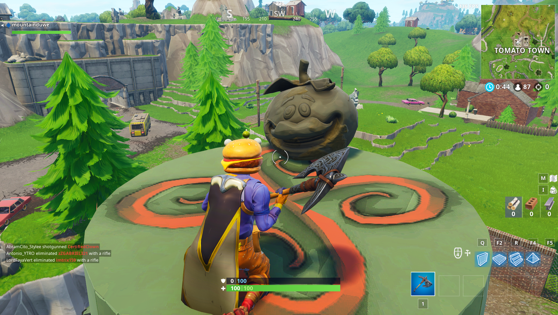 Tomato Oddity Event Fortnite Is Fortnite S New Tomato Head Teasing An Event With The Wailing Woods Bunker Dot Esports