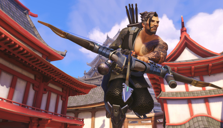 blizzard hanzo statue