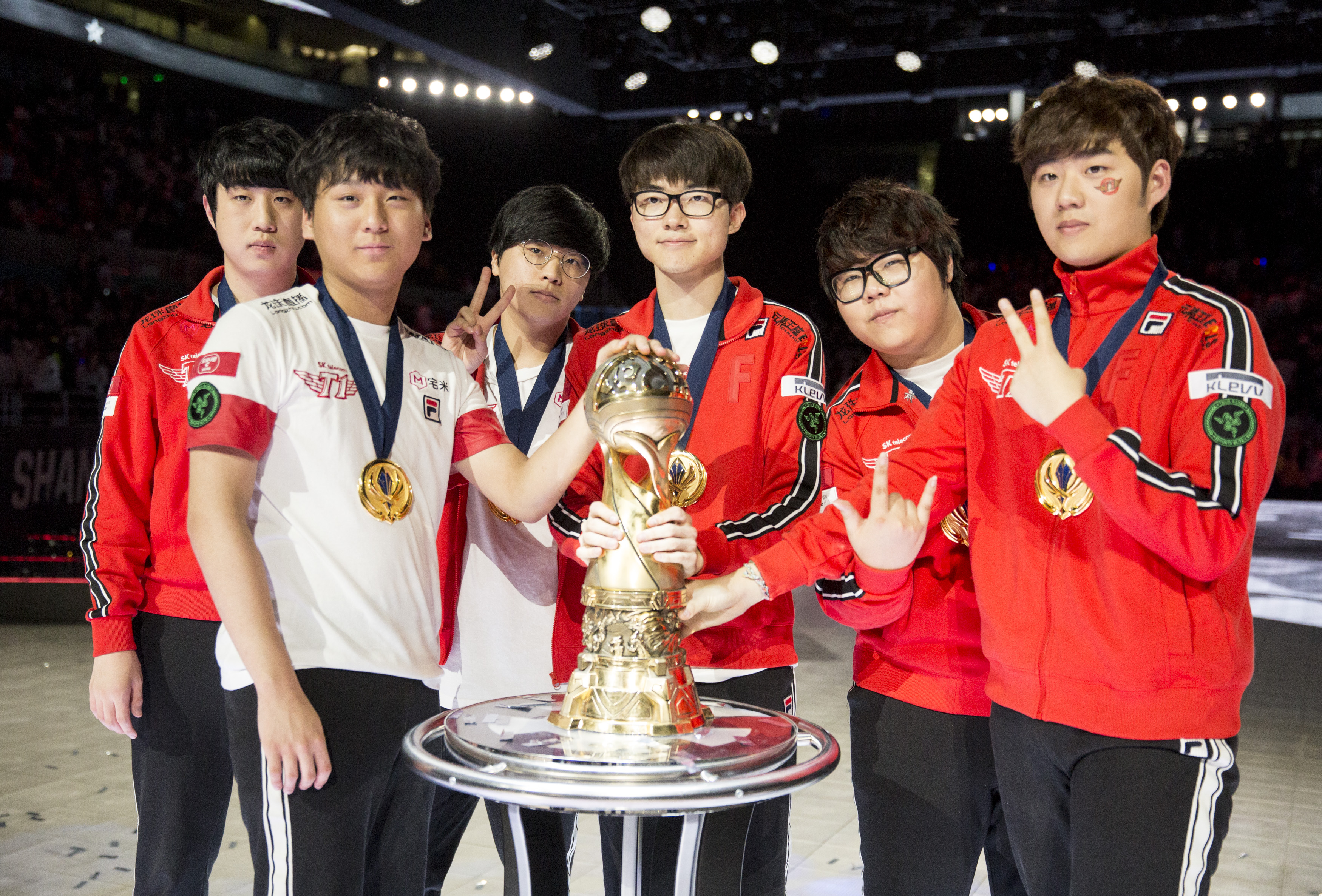 SKT have now won the three major world championship trophies Dot Esports