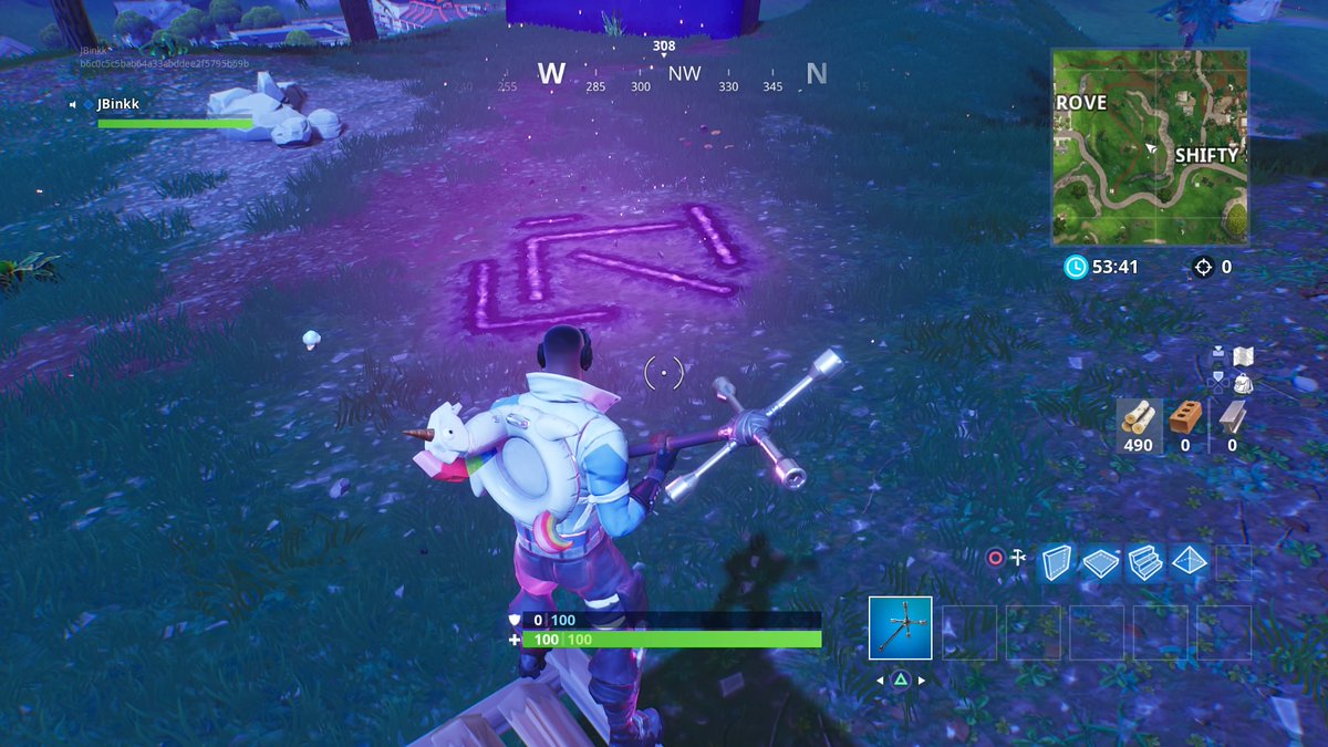 What Are The Runes After Every Move Fortnite Cube Code Fortnite Cube Watch The Cube Has Left Another Rune In The Ground Near Greasy Grove Dot Esports