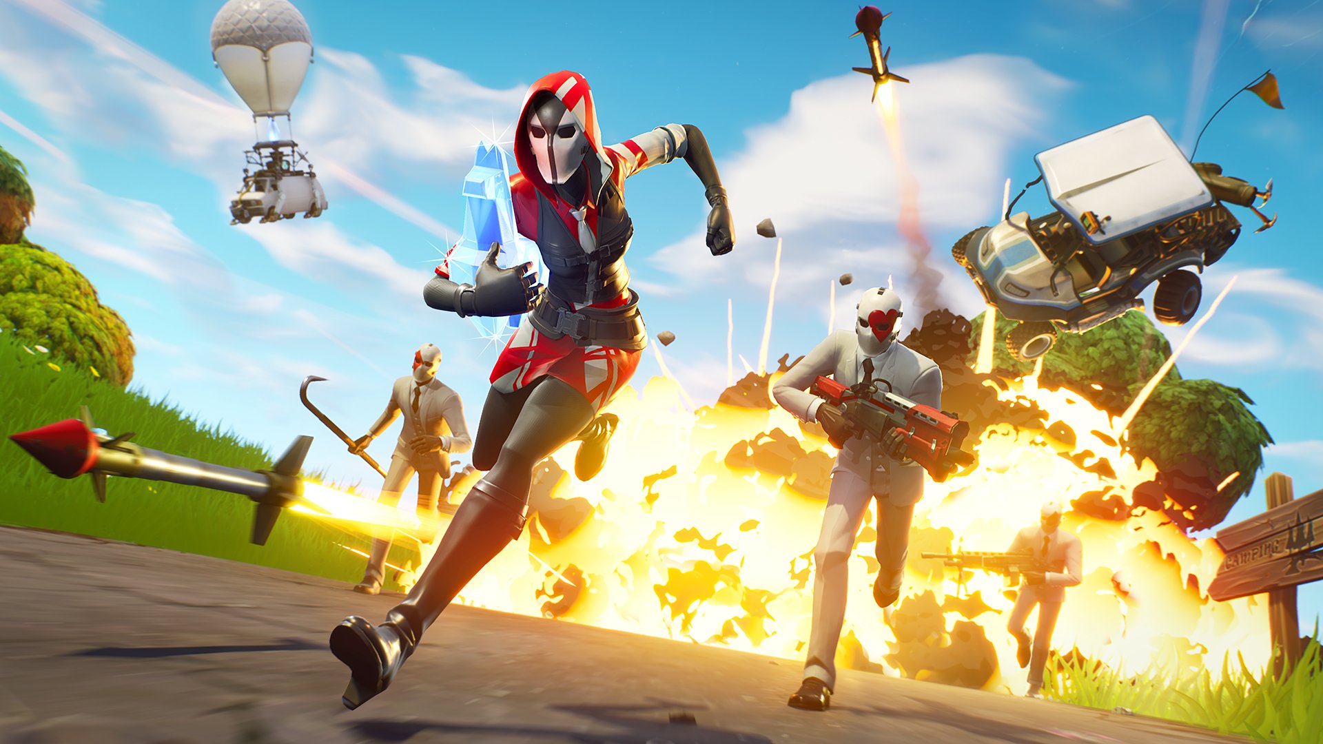 Sometimes a quick restart can fix your lag issues in Fortnite: Battle Royale.