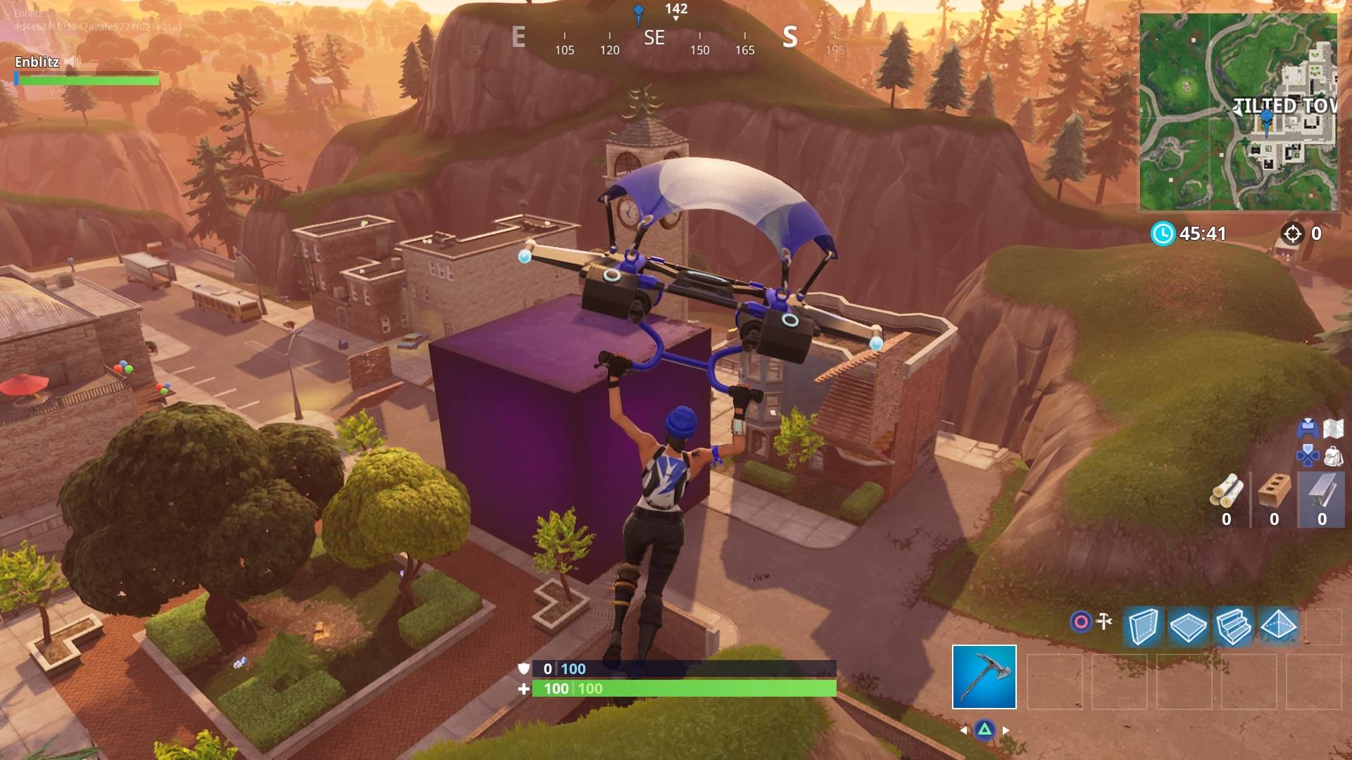 Fortnite Cube Watch The Cube Has Entered Tilted Towers Dot Esports