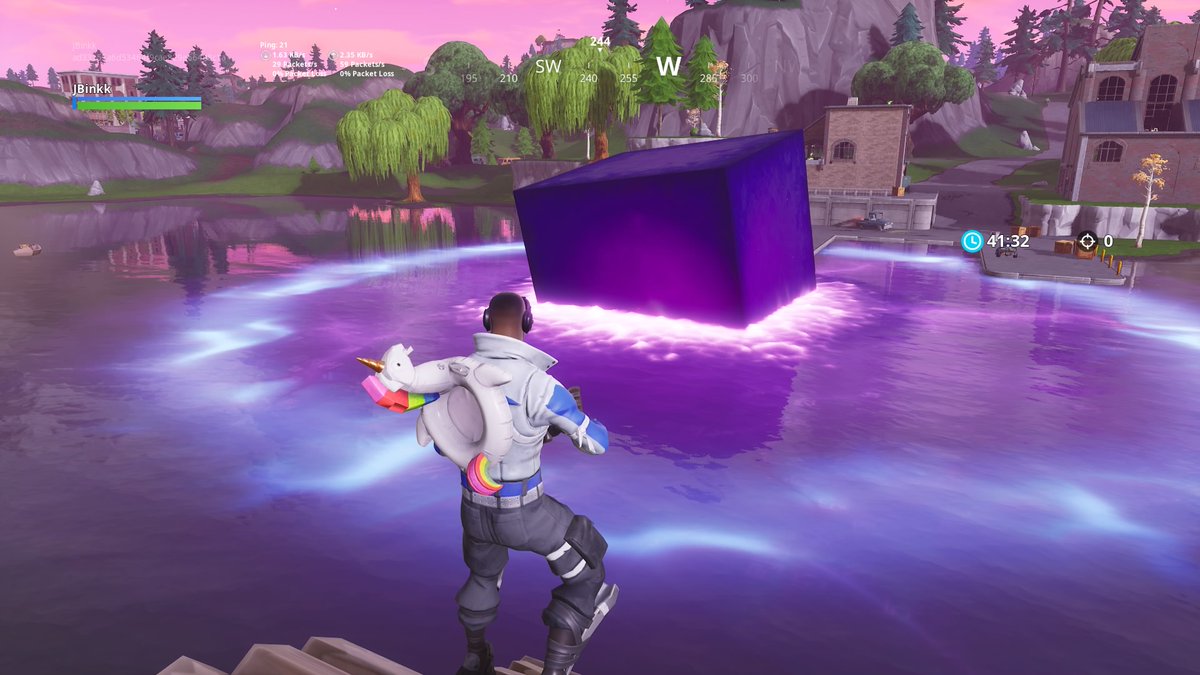 Fortnite Cube Watch The Cube Has Entered Loot Lake Dot Esports