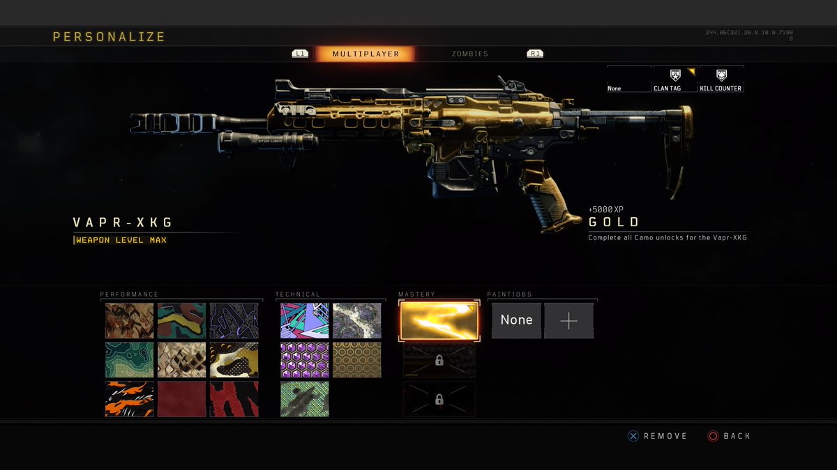 how to get gold camo in black ops