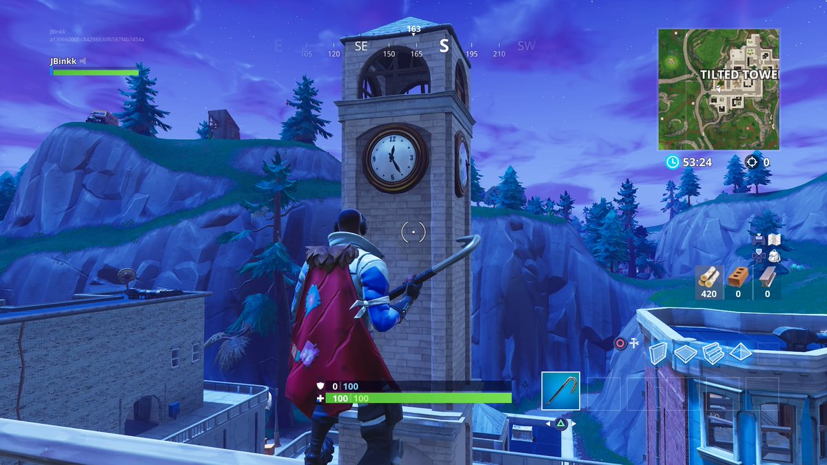 Fortnite Dance On Top Of A Clock Tower Challenge Guide Dot Esports