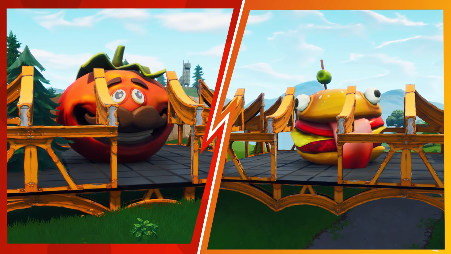 Fortnite S Food Fight Makes The Battle Between Durrr Burger And Pizza Pit A Real War Dot Esports