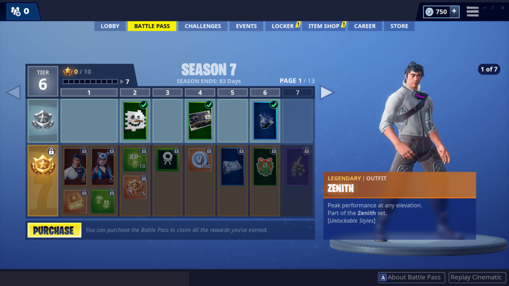 Season 7 Battle Pass Skins Names