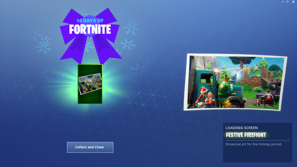 Fortnite Holiday Rewards Here Are All The Challenges And Rewards For The 14 Days Of Fortnite Event Dot Esports