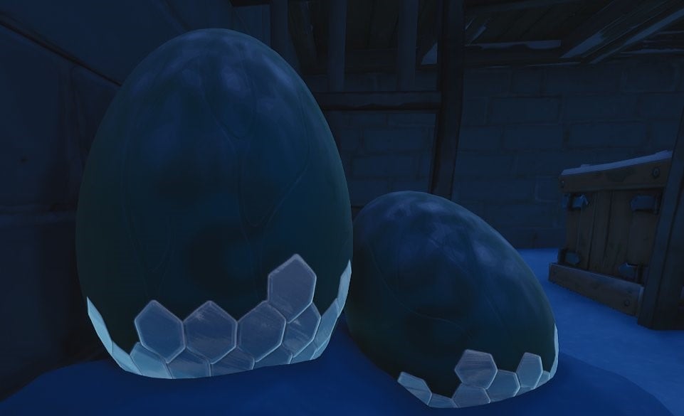 Fortnite 7.4 Dragon Hatching Live Fortnite Player Finds Dragon Eggs Under Ice Castle Dot Esports
