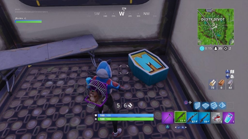 Fortnite Letters At Dusty Where To Search For The Noms Letters To Complete The Fortnite Season 7 Week 4 Challenge Dot Esports