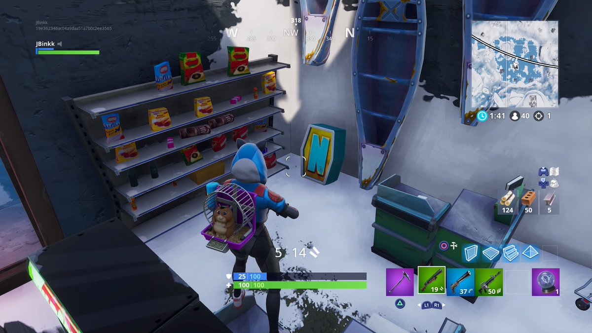 Fortnite Find Letters And Frozen Lake Where To Search For The Noms Letters To Complete The Fortnite Season 7 Week 4 Challenge Dot Esports