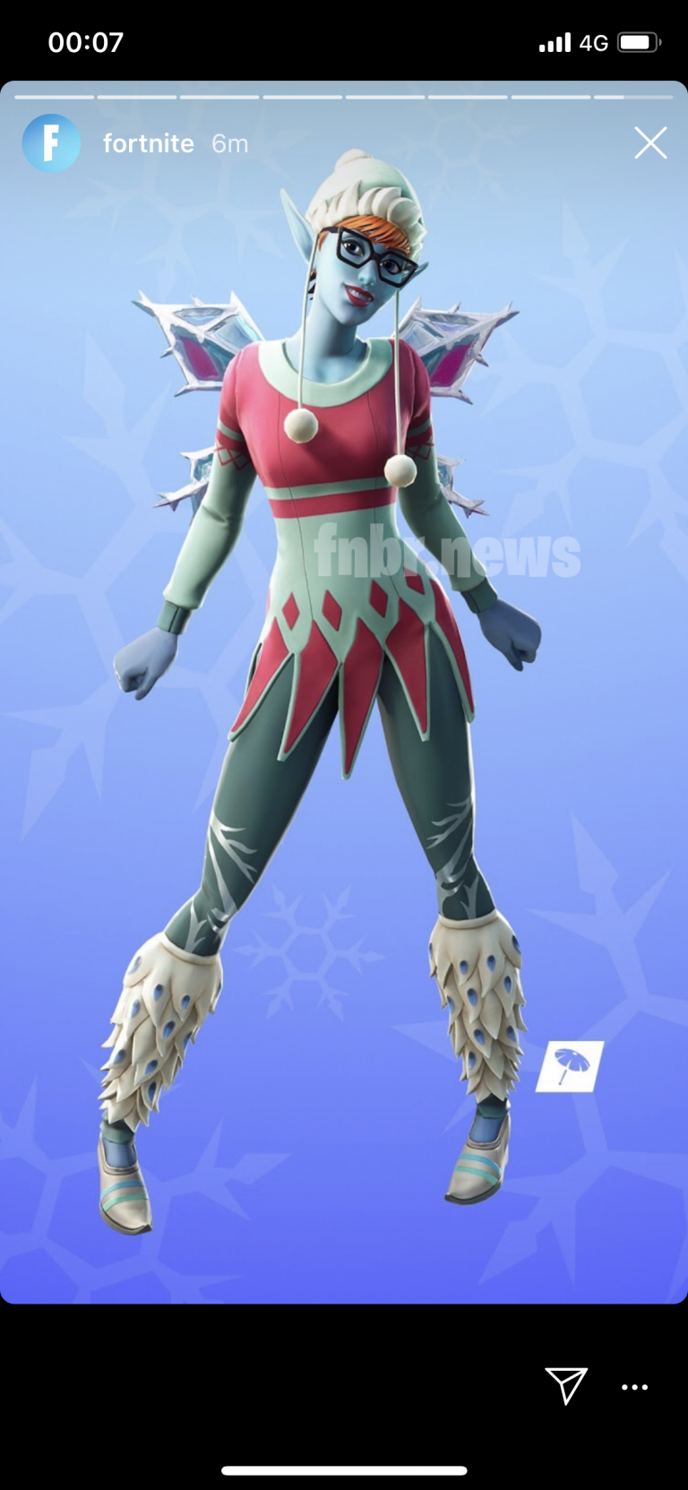 Epic Games accidentally reveals a new holiday-themed Fortnite skin