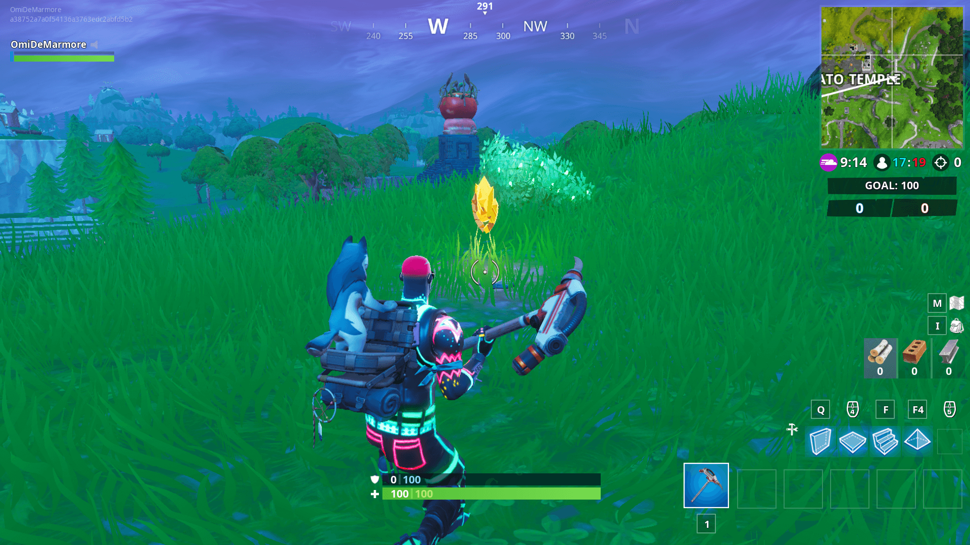 Search Between A Giant Rock Man Location Fortnite Fortnite Giant Rock Man Crowned Tomato And Encircled Tree Search Location Season 7 Dot Esports