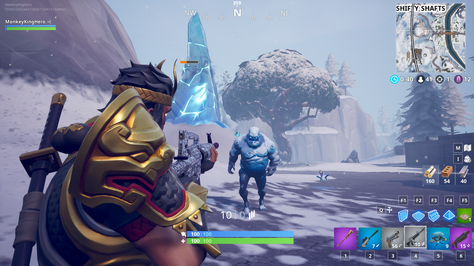 Fortnite Zombies Spawn From Crystals How To Complete The Destroy Ice Brutes Ice Storm Fortnite Challenge Dot Esports