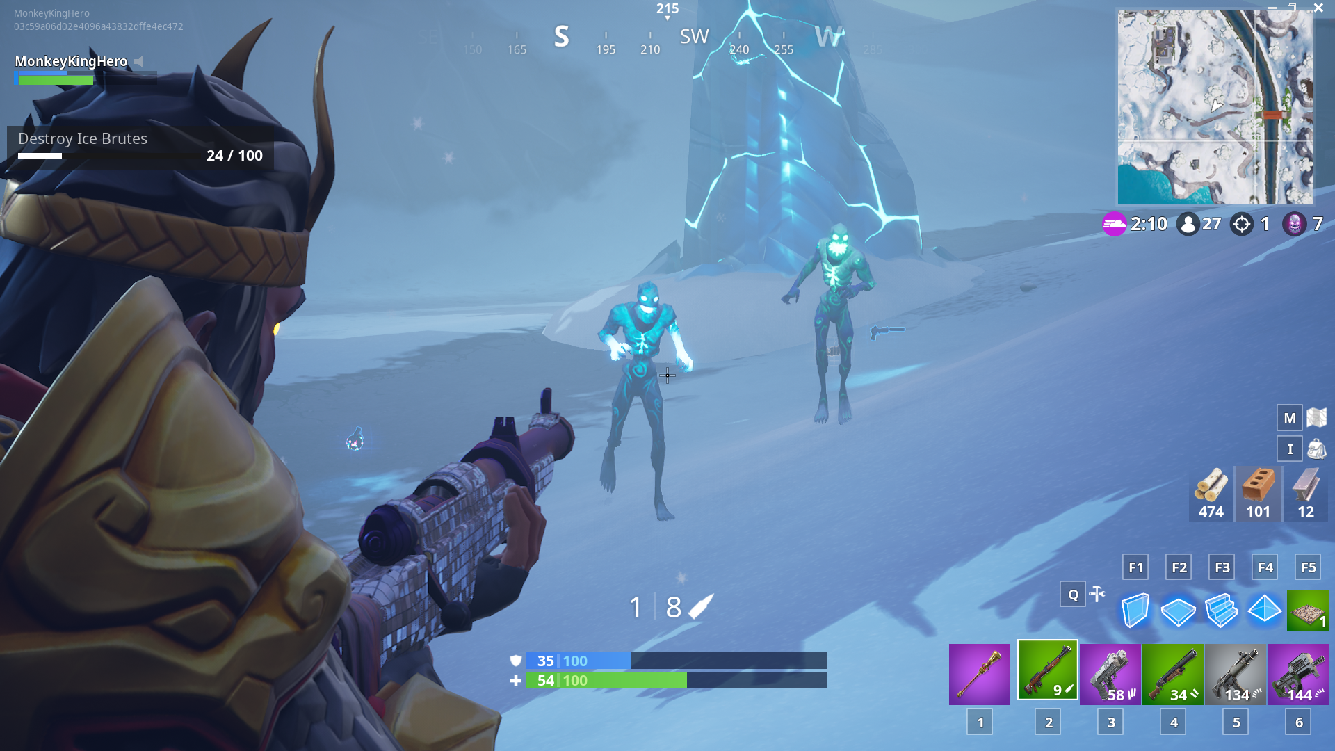 All Ice Fiend Locations Fortnite How To Complete The Destroy Ranged Ice Fiends Ice Storm Fortnite Challenge Dot Esports