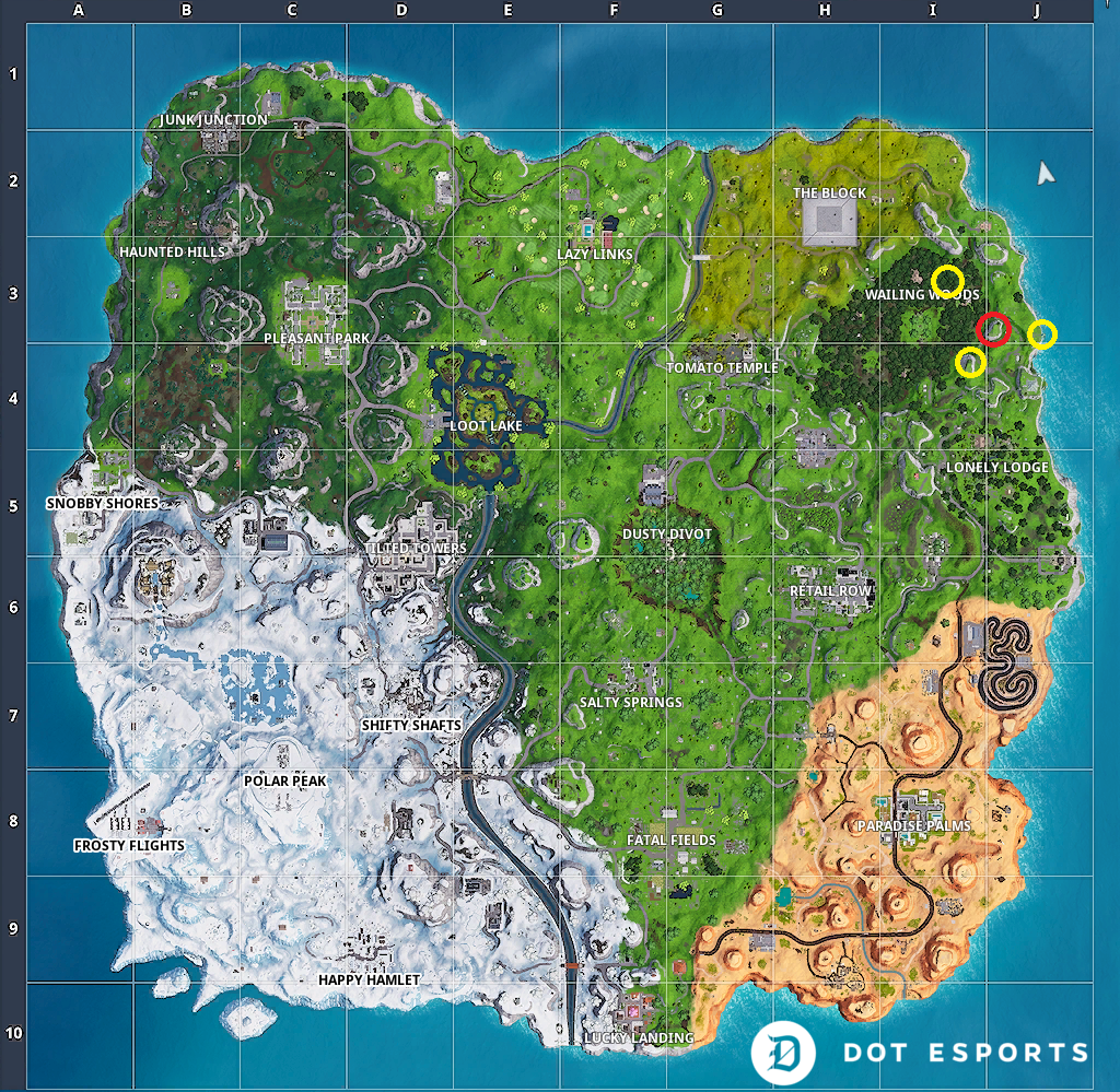 Fortnite: Mysterious Hatch, Giant Rock Lady, and Precarious Flatbed ...