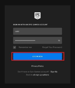 epic sports login