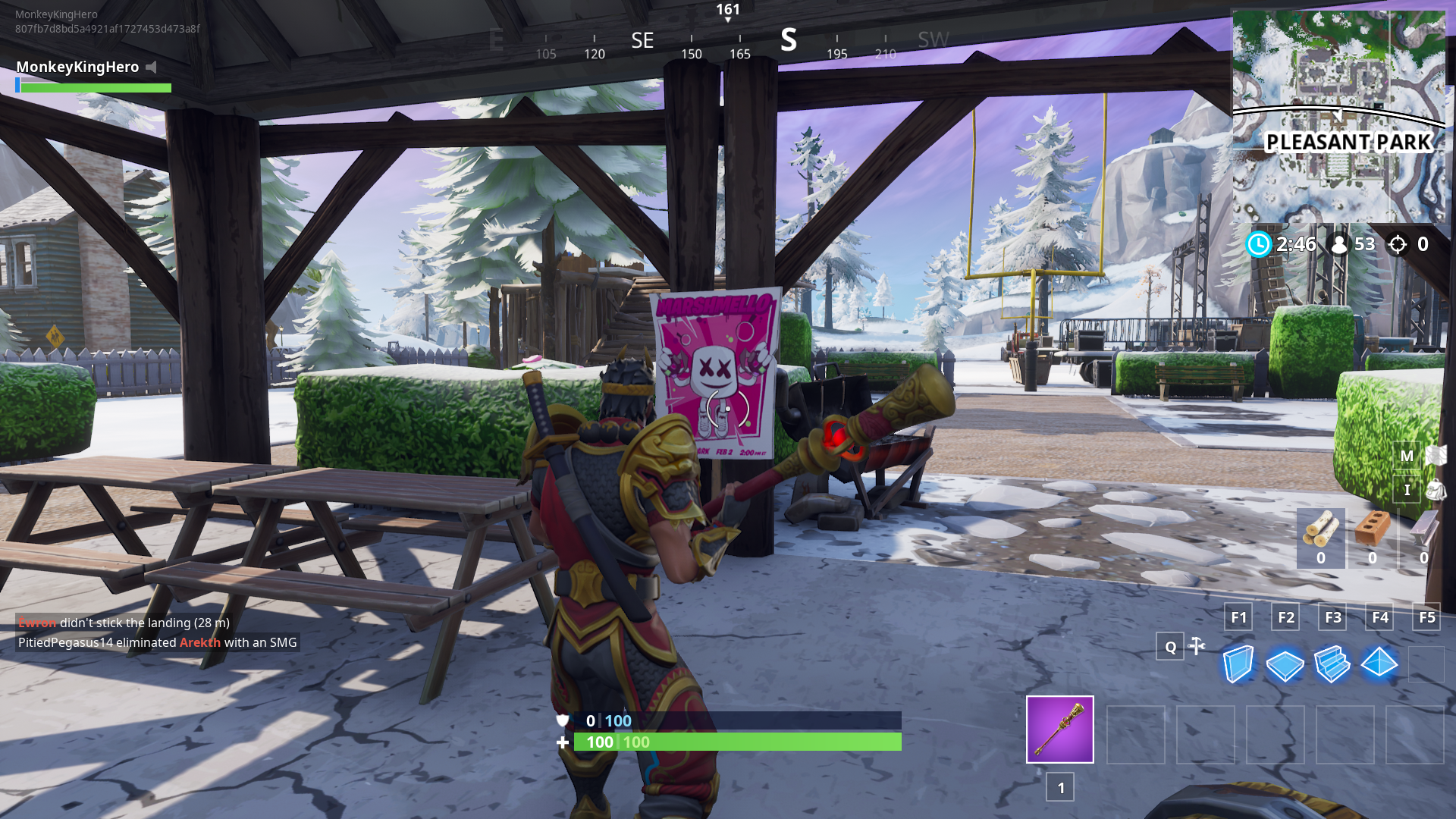 How To Complete The Search A Showtime Poster Showtime Fortnite Challenge Dot Esports