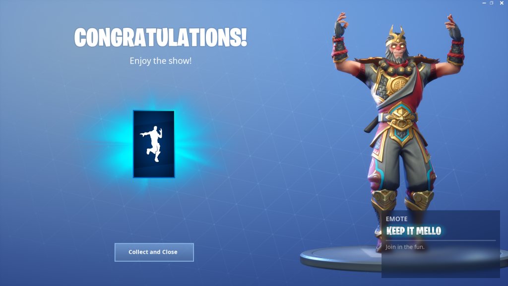 Showtime Emote Fortnite How To Unlock The Keep It Mello Emote And Complete The Visit The Showtime Venue Fortnite Challenge Dot Esports