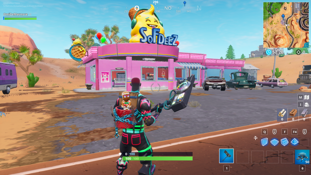 How To Complete The Use Keep It Mello At A Trucker S Oasis Ice Cream Parlor And A Frozen Lake Fortnite Showtime Challenge Dot Esports Keep it mello is an emote you receive for the showtime venue challenge, so you'll need to do that first in order to perform the dance. oasis ice cream parlor