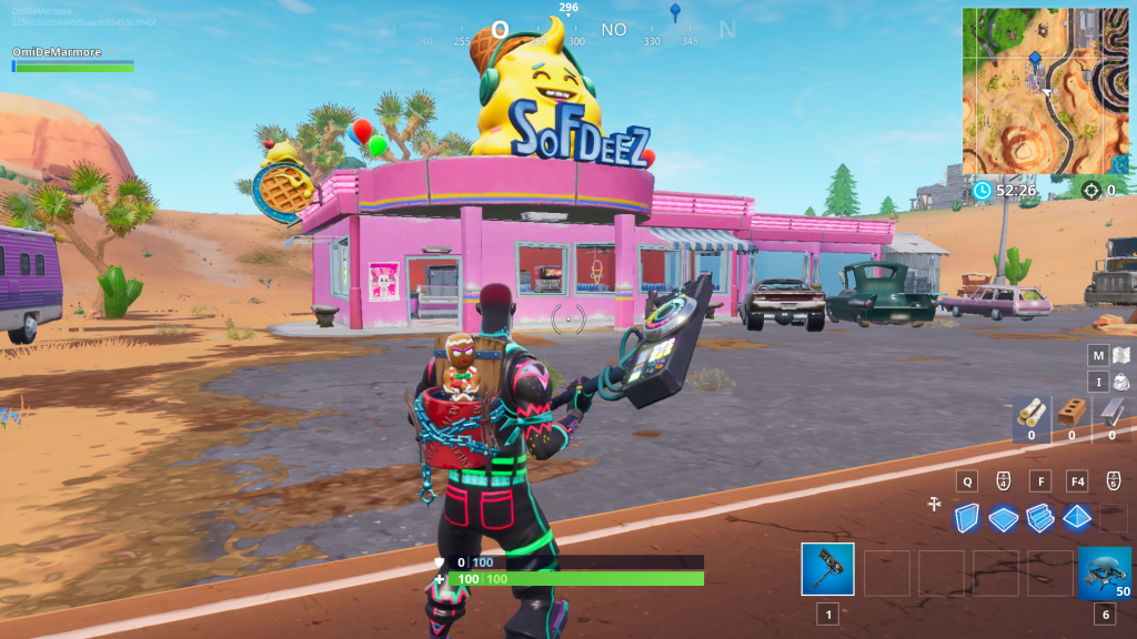 ice cream shop fortnite