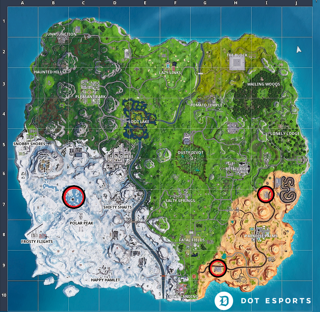 Where To Use Jeep It Mellow On Fortnite How To Complete The Use Keep It Mello At A Trucker S Oasis Ice Cream Parlor And A Frozen Lake Fortnite Showtime Challenge Dot Esports