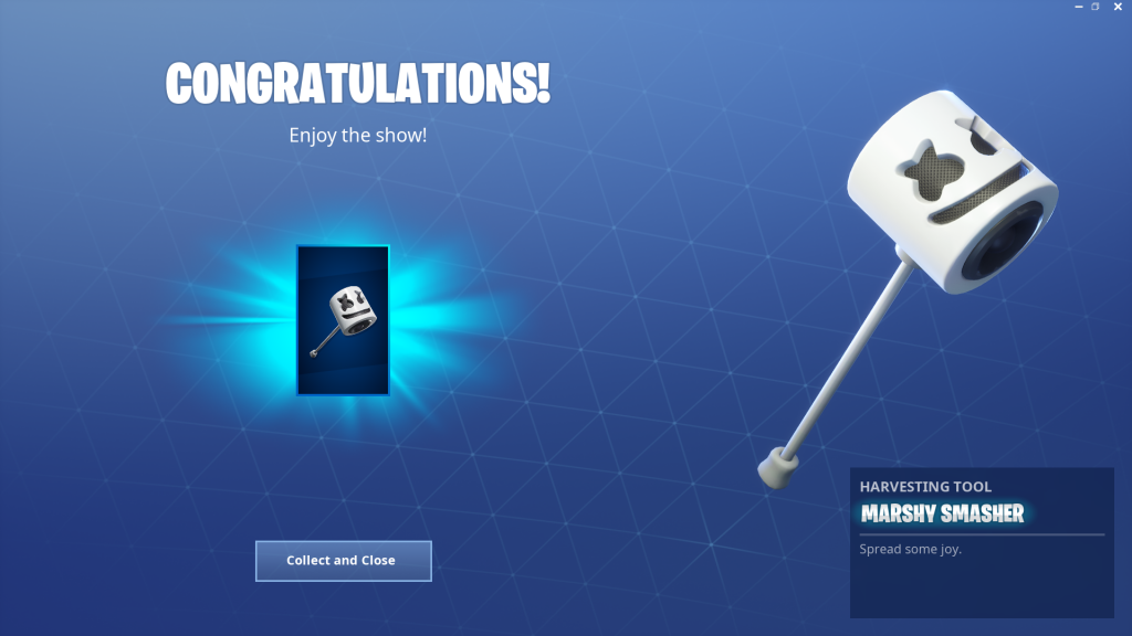 How To Get Marshmallow Pickaxe In Fortnite Here Are All The Challenges And Rewards For Marshmello S Showtime Fortnite Event Dot Esports