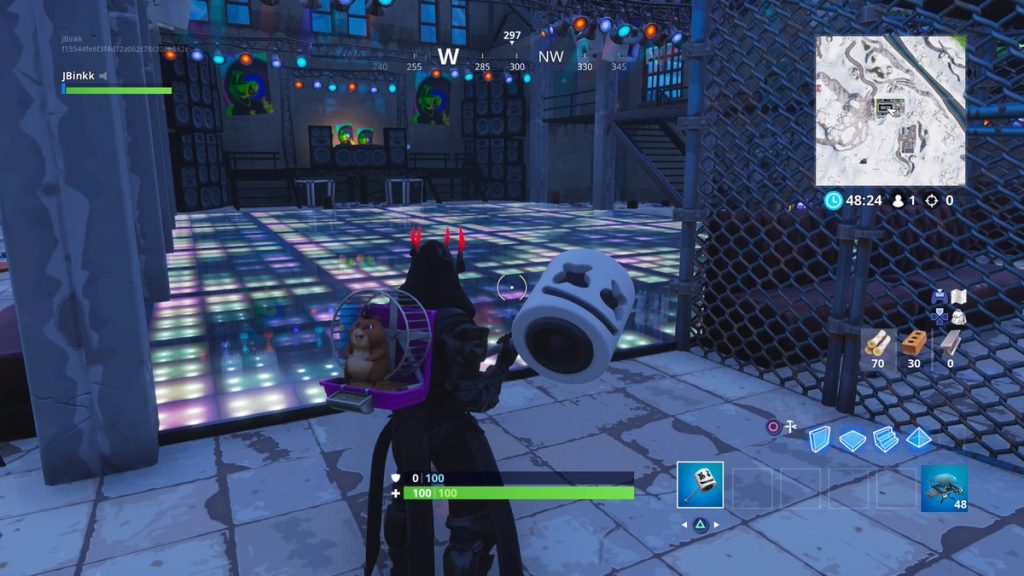Where Is A Dance Club In Fortnite Where To Find Fortnite S Racetrack And Dance Club For The Overtime Challenge Dot Esports