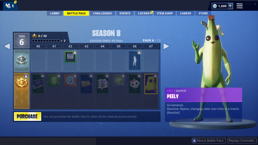 Fortnite All Season 8 Battle Pass Skins Dot Esports