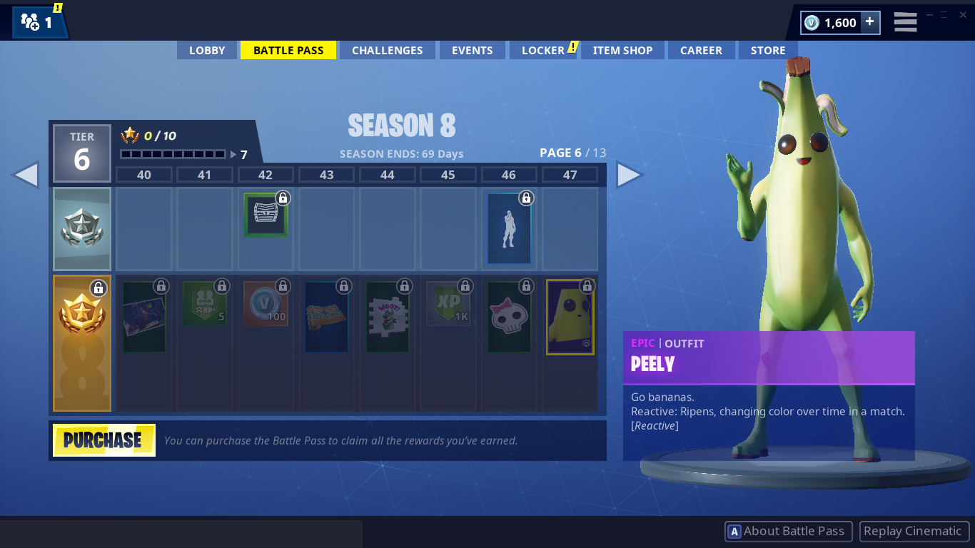 Fortnite All Season 8 Battle Pass skins Dot Esports