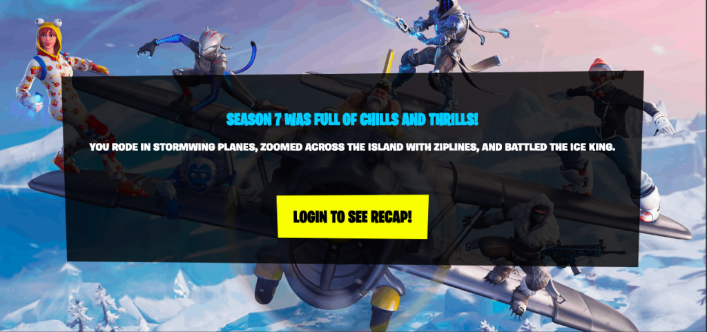 Fortnite Presents Season 7 Recap How To Get Your Fortnite Season 7 Recap Video Dot Esports