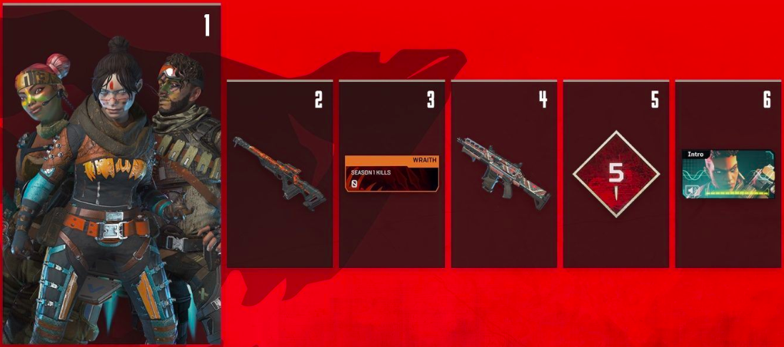 All Rewards in the Apex Legends Season One Battle Pass | Dot Esports