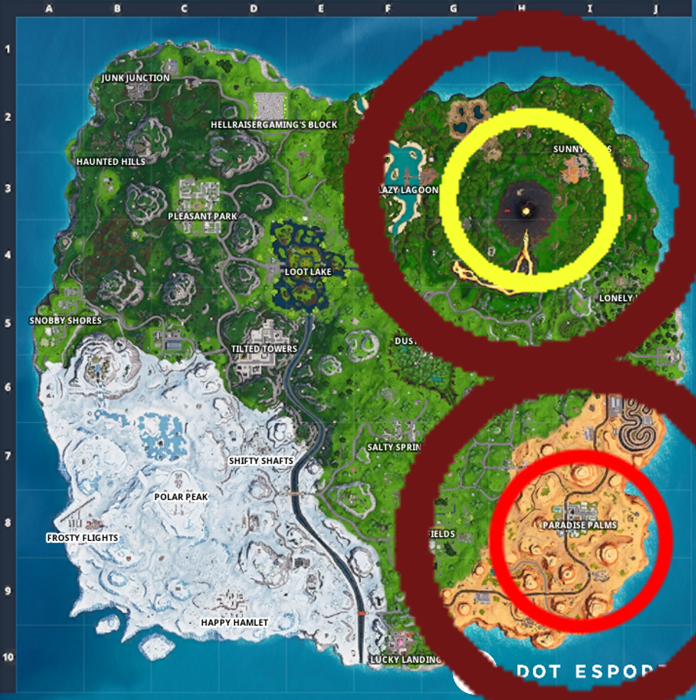 Where To Find Chilis In Fortnite Where To Find Bananas Coconuts And Peppers In Fortnite Battle Royale Dot Esports