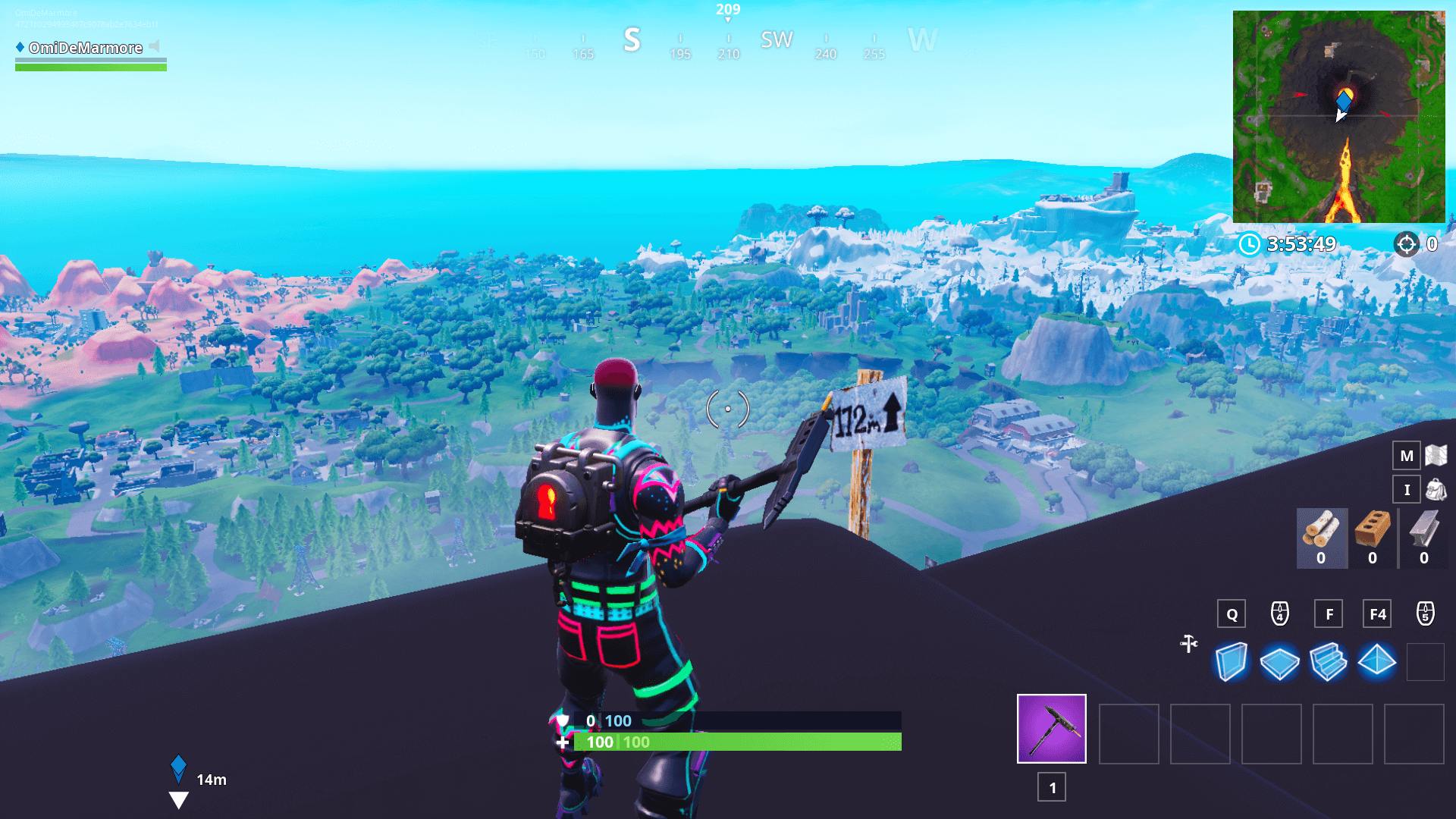 What Are The 5 Highest Elevation On Fortnite Fortnite Location Of The 5 Highest Elevations On The Island Season 8 Dot Esports