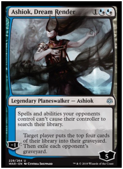 Ashiok, Dream Render MTG War of the Spark Planeswalker