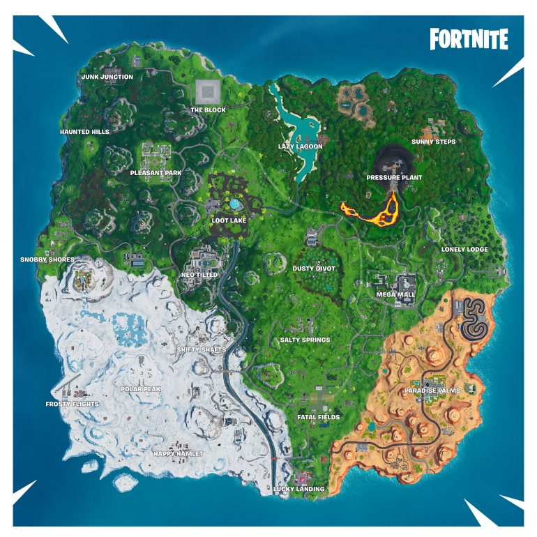 Fortnite's new map in season 9 introduces Neo Tilted and Mega Mall ...