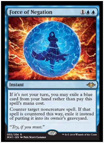 Force of Negation MTG Modern Horizons rare