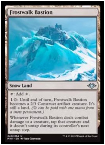 Frostwalk Bastion MTG Modern Horizons 