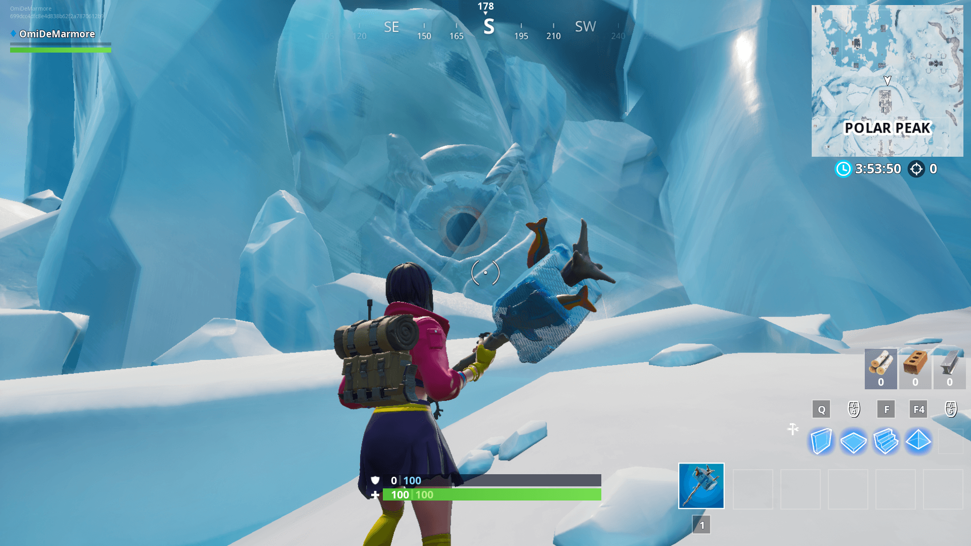 Fortnite Ice Eye A Huge Eye Has Appeared In Fortnite S Polar Peak Iceberg Dot Esports