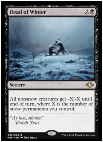  Mort de l'hiver MTG Horizons modernes 