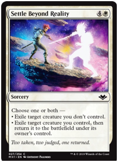 Settle Beyond Reality MTG moderne horisonter