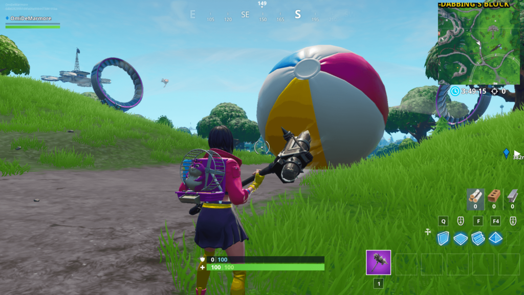 Fortnite All Bech Ball Party Locations Fortnite Giant Beach Ball Locations 14 Days Of Summer Challenge Dot Esports