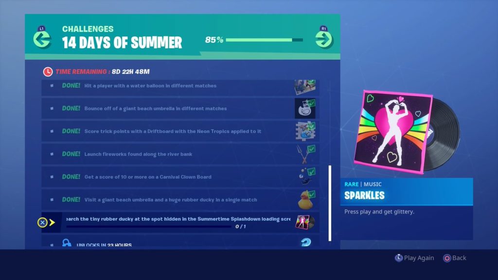 Fortnite 14 Days Of Summer Challenges And Rewards List Dot Esports