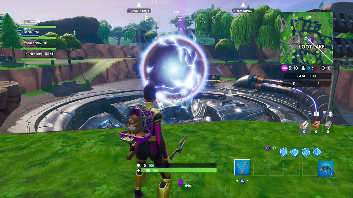 Fortnite Orb In Loot Lake A Giant Orb Has Appeared At Loot Lake In Fortnite Following The Final Showdown Event Dot Esports