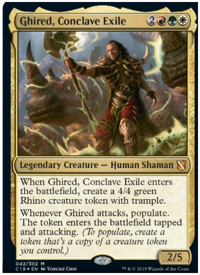 Ghired, Conclave Exile Commander 2019 MTG