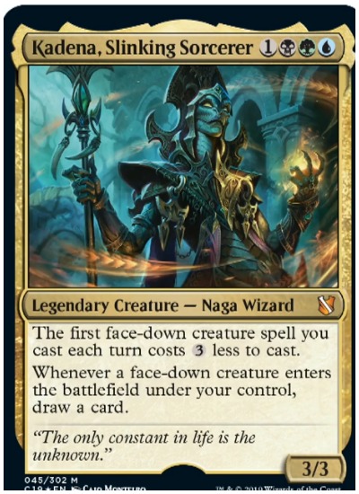 faceless menace commander most removed cards