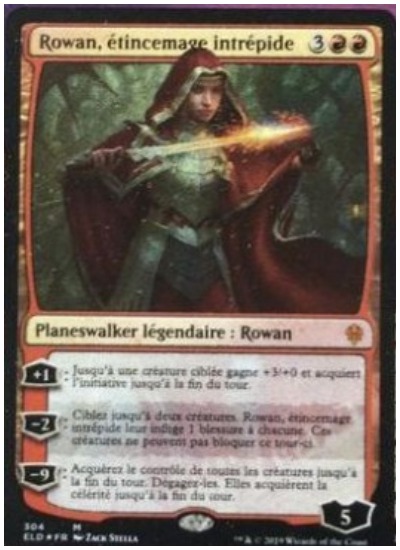 Rowan, Intrepid Sparkmage MTG Throne of Eldraine