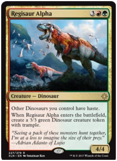 Reisaur Alpha MTG Multicolored cards rotating out of Standard
