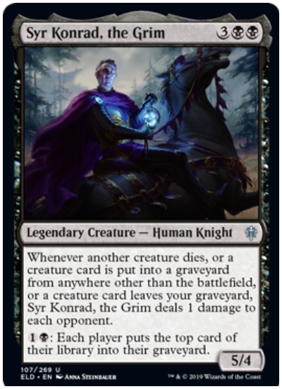 Syr Konrad, the Grim MTG Throne of Eldraine