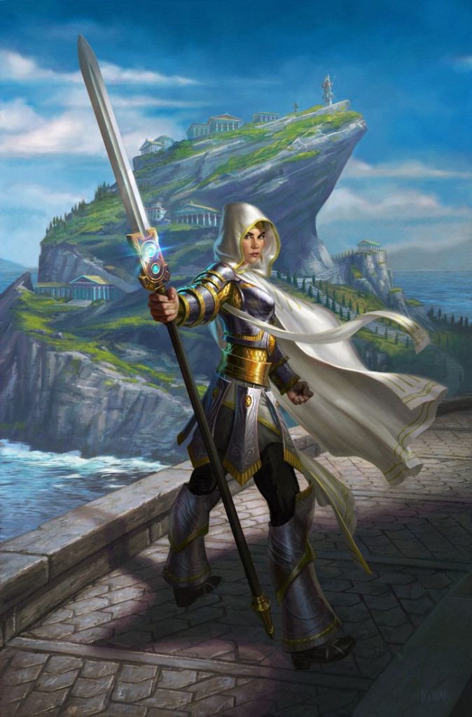 Elspeth Suns Champion Art Magic Theros